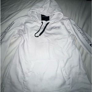 I’m selling a hoodie, Brand: HOLLISTER, Size: S, Color: White